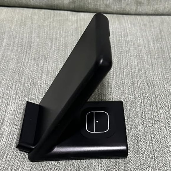 3 in1 Wireless Charging Station Made for Apple Watch iPhone AirPods with Adaptor - Picture 9 of 11